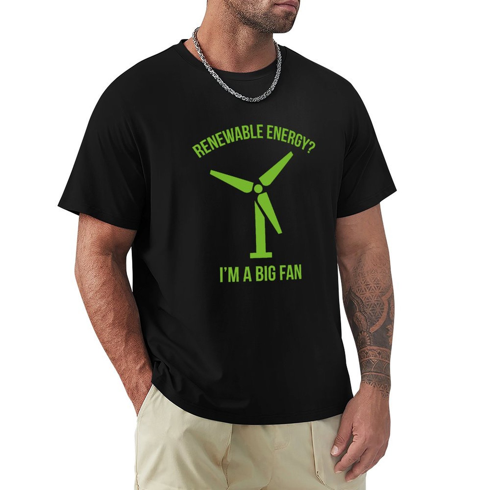 Renewable Energy In China - Renewable Energy T-Shirt Outdoor Working T-Shirt