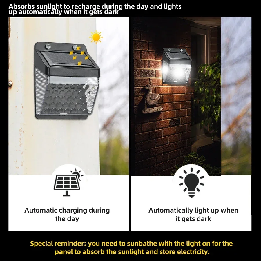 LED Solar Light PIR Motion Sen - Waterproof Junction Box Solar 评论和价格