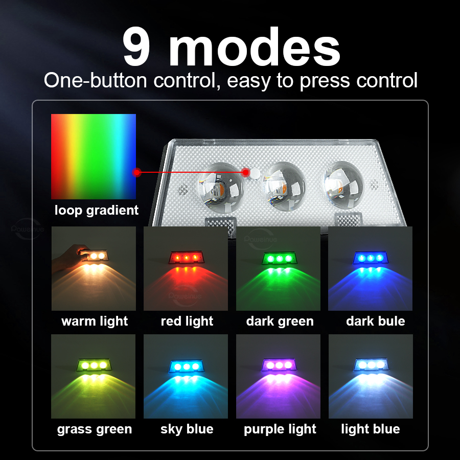 Super Bright Solar Lights RGB  - Waterproof Junction Box Solar 评论和价格