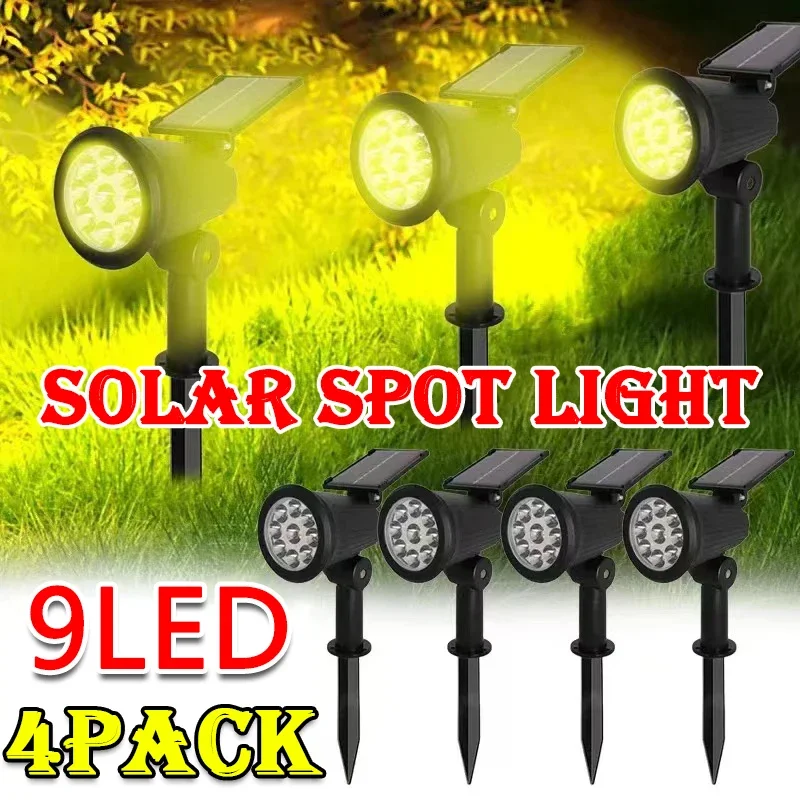 1/2/3/4Pcs Solar Powered 9LED  - Waterproof Junction Box Solar 评论和价格
